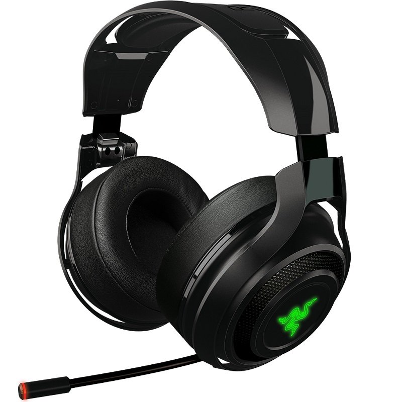 (新品未開封) RazerMANO'WARワイヤレスモデル RZ04-0149 Razer Mano'war Wireless 7.1 Analog/digital Gaming HS-Green - RZ04